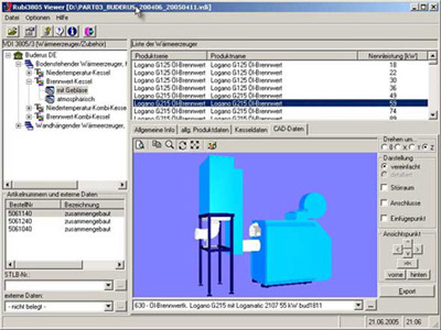 Haustechnik-Software, Rubicon, Haustechnik, VDI Viewer, Rubi3805Viewer, VDI3805, VDI 3805, VDI-Dateiformat, Revisionsunterlagen, IFC, Ausschreibungstexte