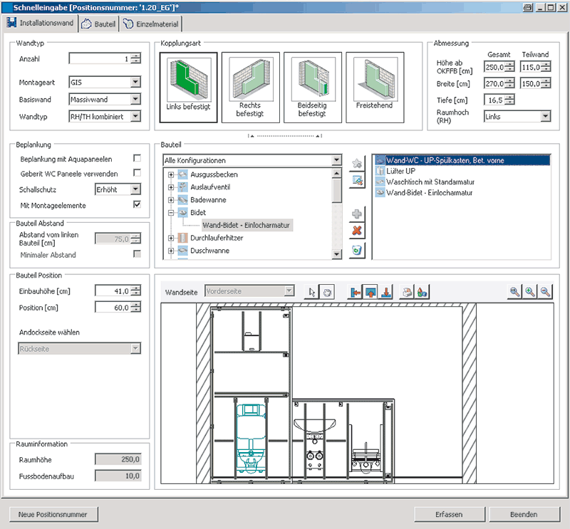 Geberit Proplanner Software