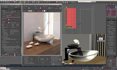 3ds Max 2009, Animations-Software, Rendering-Software, Architekten, Grafiker, 3ds Max Design 2009, Visualisierung, Beleuchtung